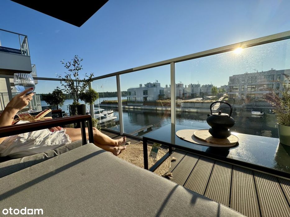 SolMarina widok na wodę + miejsce cumownicze wew