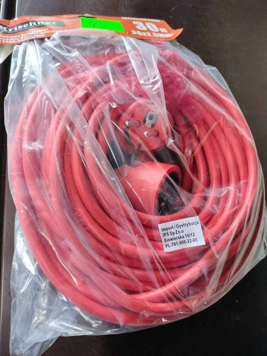 przedłużacz ogrodowy 3x2,5 50 metrów DO OGRODU KABEL DO KOSIARKI 50 M