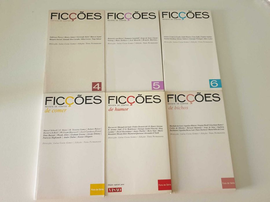 Coleção Ficções – 6 volumes (edições especiais + revistas nº 4 a 6)