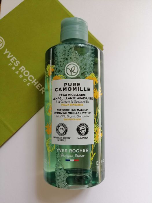 Мицеллярная вода с ромашкой 400 мл Yves Rocher Ів Ив Роше Pure Camomille