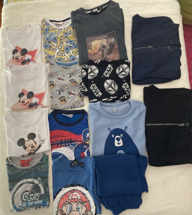 Lote roupa para criança 8/10a