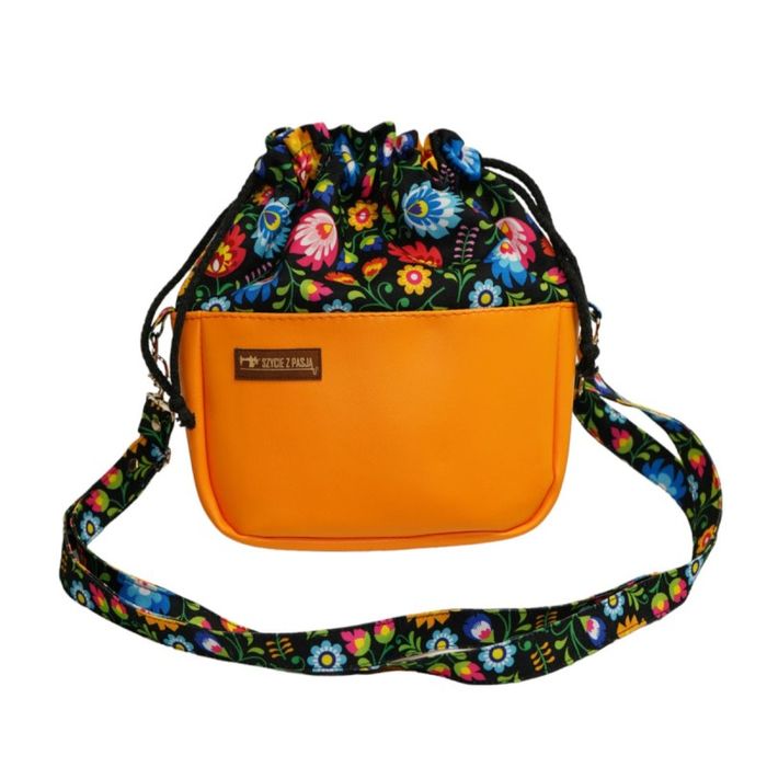 Torebka Czarny Łowicki Mała Sakiewka