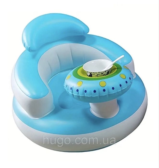 Дитяче надувне крісло з підстаканником