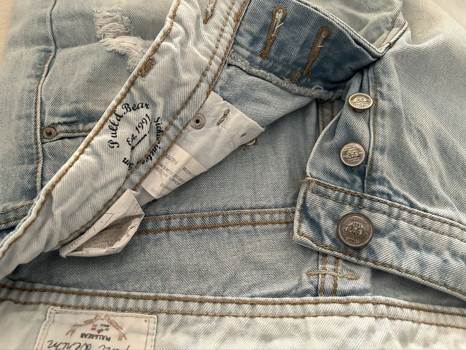 Calções curtos de ganga Pull & Bear