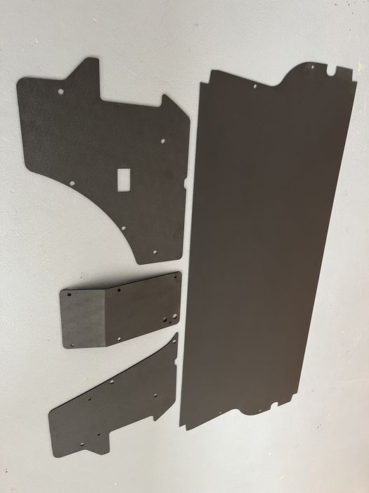 Boczki Golf mk1 mkI Cabrio, bagażnik, klapa, ABS, molet