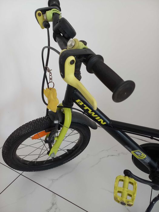 Rower rowerek dziecięcy 16 btwin dark hero 500 decathlon