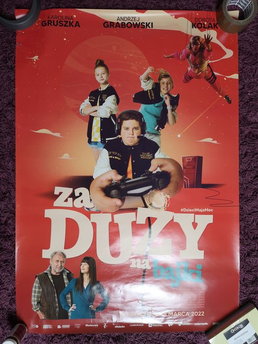 Plakat filmowy Za Duży na Bajki