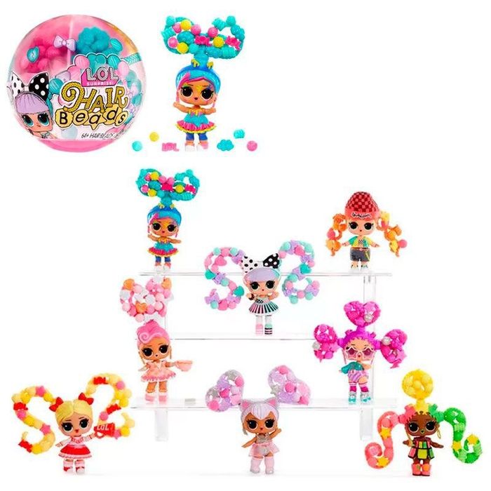 LOL neon pop Surprise Mermaids русалка  Surprise Hair Beads