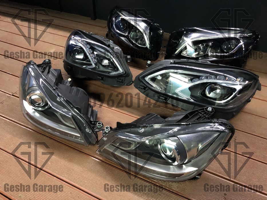 Фара фари Mercedes мерседес w117w213w222w447w156w166 fullled xenon lci