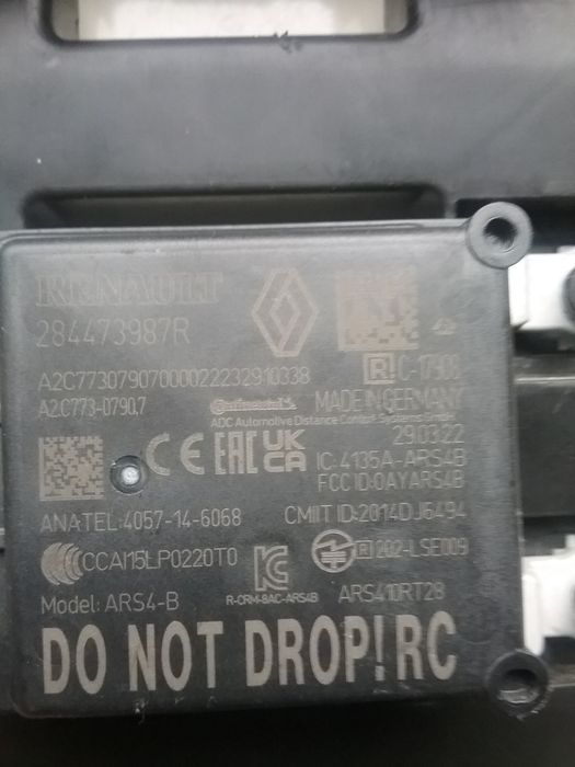 Komputer Radar Reno  Trafic lV 4 2.0 DCI