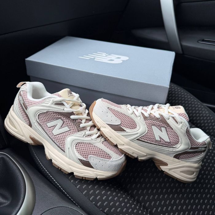 Кросівки Кроссовки New Balance 530 grey pink beige Серый Розовый Сірий Рожевий Кросовки демісезон