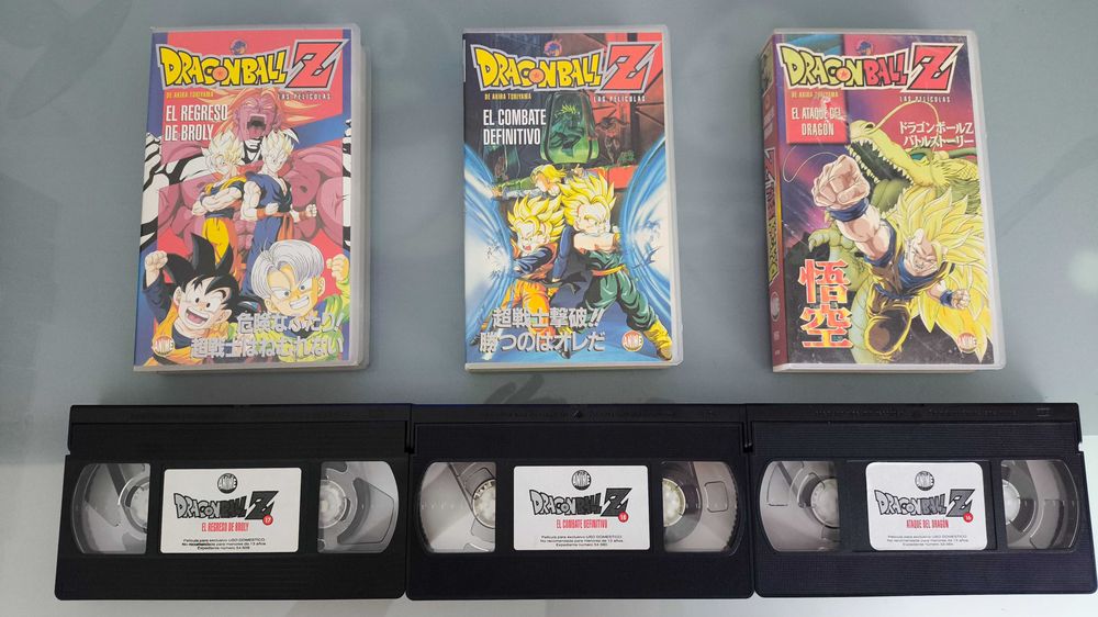 Dragon Ball / Dragon Ball Z – Lote de 12 VHS Originais Anime Video (Anos 90)