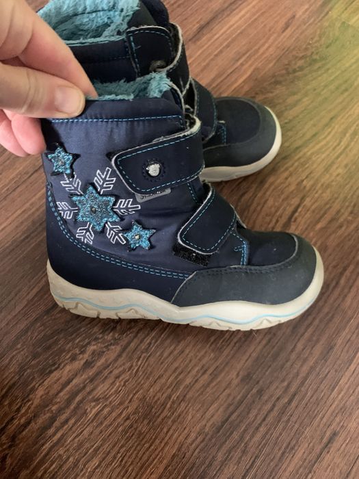 Śniegowce , kozaki Pepino dla dziewczynki 27 swiecące