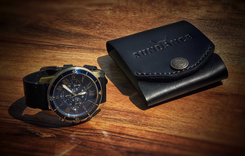 Portfel męski Bifold ze skóry | ręcznie szyty, elegancki, ponadczasowy