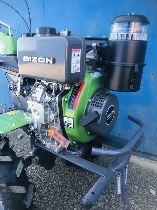 Дизельний мотоблок Бізон 1100А 3 люкс КПП 3+1( понижена передача)