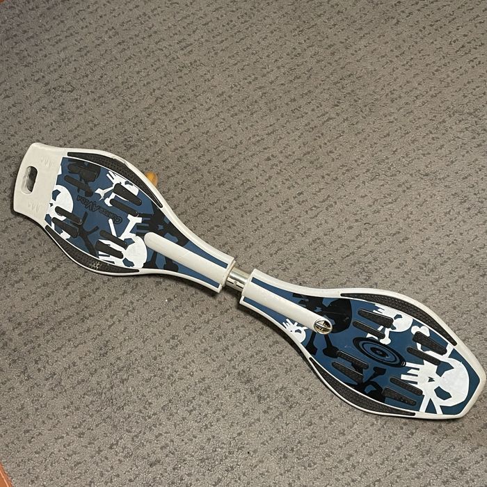 Skate de duas rodas Azul, Cinza e Preto