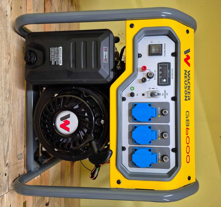 Agregat prądotwórczy jednofazowy Wacker Neuson GB6000G (AVR)