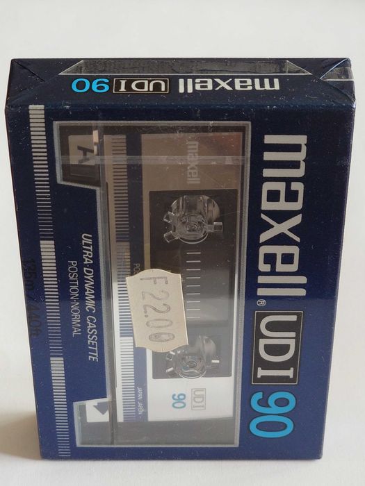 Maxell UD I 90 na lata 1985 do 1987 rynek Europejski