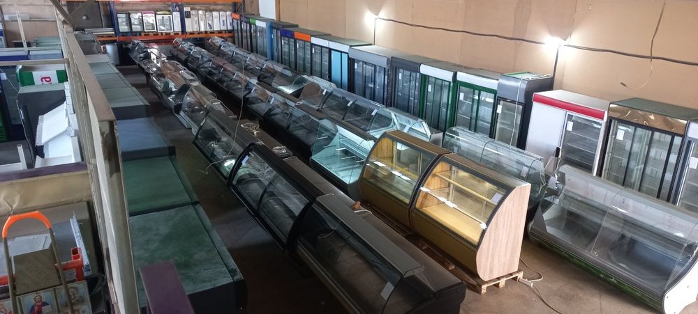 Холодильный шкаф, витрина 1. 2. 3.двер.мороз ларь б/у и новый  016