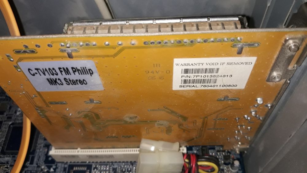 TV тюнер для комп'ютера, PCI Philips C-TV 103 FM MK3 Stereo