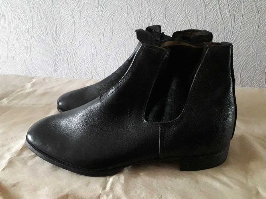 Ботинки военные кожаные антиквариат.Челси дизайн