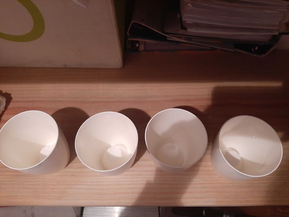 Vasos pequenos brancos 10,5cm