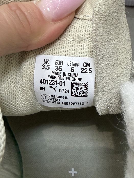 Нові оригінал кеди кросівки Puma Carina 2.0 Teddy Suede роз:36-22.5см