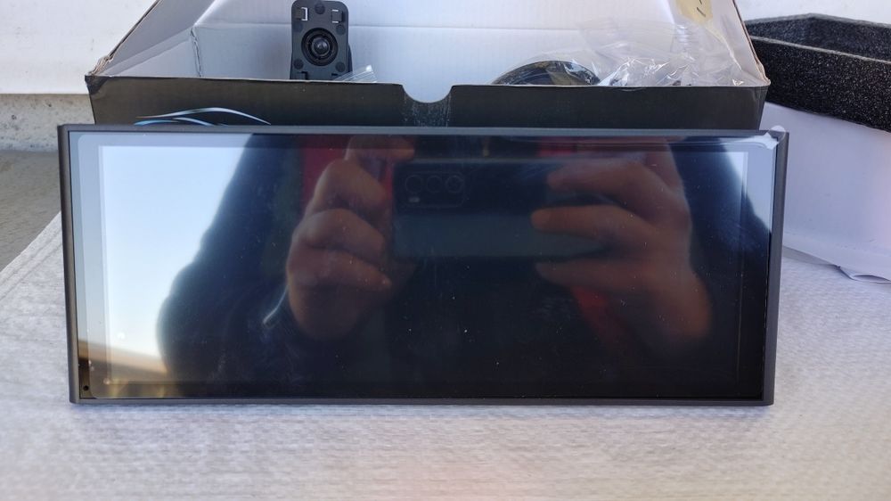 Автомобільний екран Wonsidary CarPlay 9,3 з реєстратором, камера задня