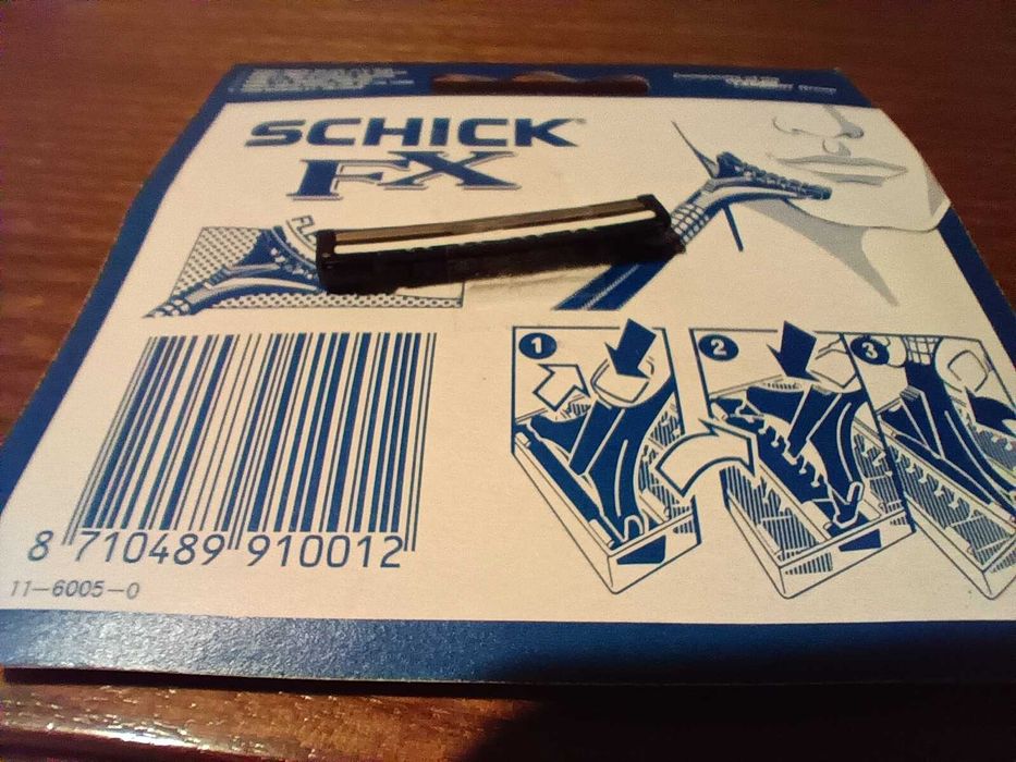 SCHICK FX giletes para desfazer barba antigas, recargas novas