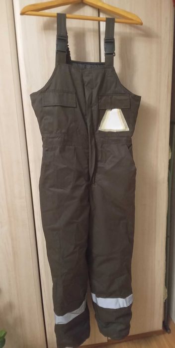 Спецодежда, мужской комбинезон утеплённый с рабочей курткой