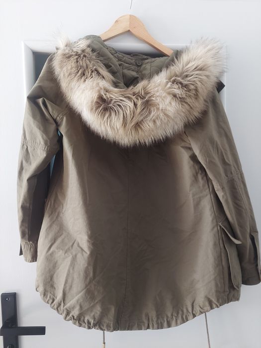 Kurtka Parka z podpinką Zara rozm. S/ M,