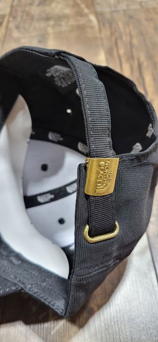 Czarna czapka z daszkiem najwyższa jakość czarne logo tnf unisex