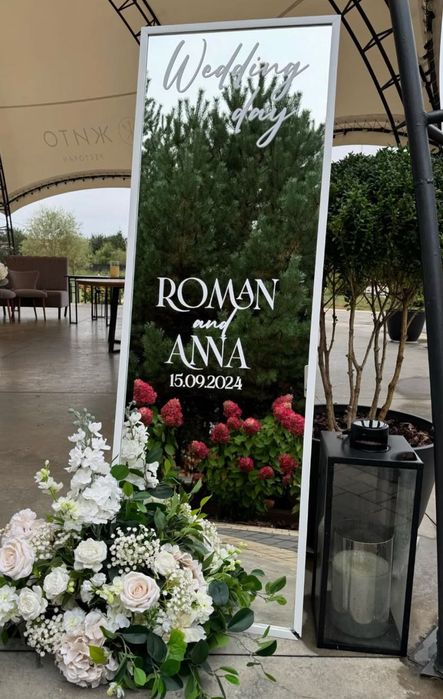 Напис/наліпка на дзеркало для селфі. Наклейка на весільне дзеркало