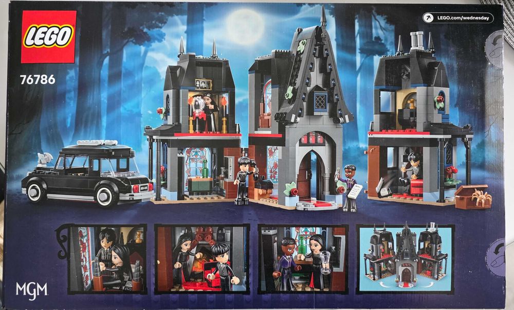 Klocki Lego Wednesday, klocki, Chatka Morticii, 76786, nowe, plomba