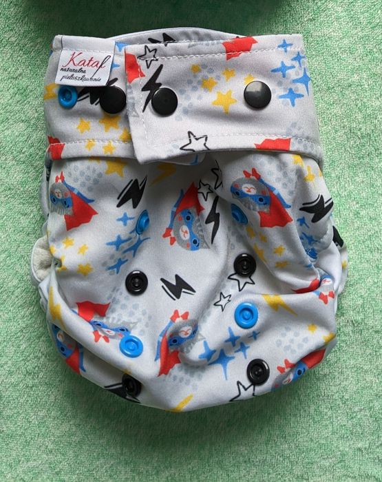 NOWE Pieluchy wielorazowe all in one Katal (Little Birds) AIO OS Birds