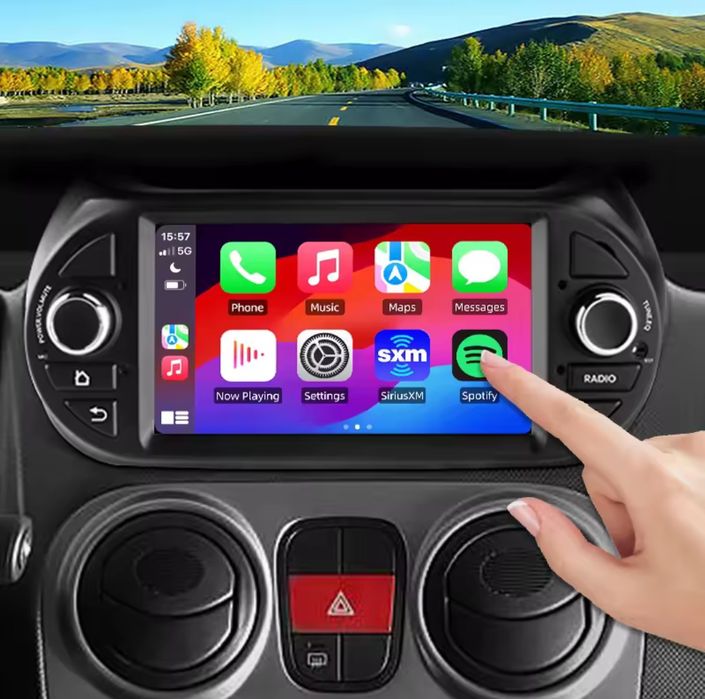 Rádio Android Auto Fiat Tipo 2015-18 Carplay GPS Wi-Fi 2/32GB NOVO