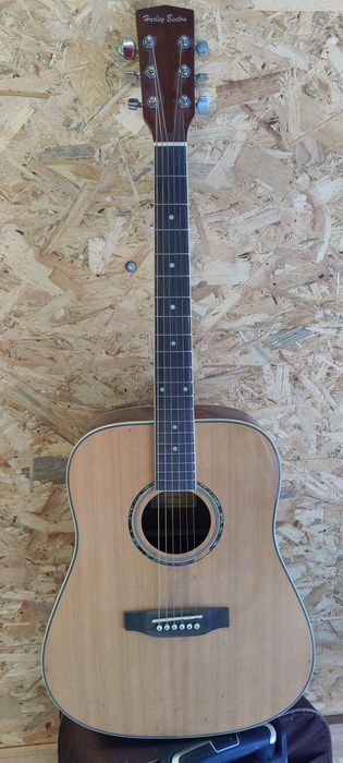 Harley Benton HBD-120 NA Custom Line – gitara akustyczna, nowe struny