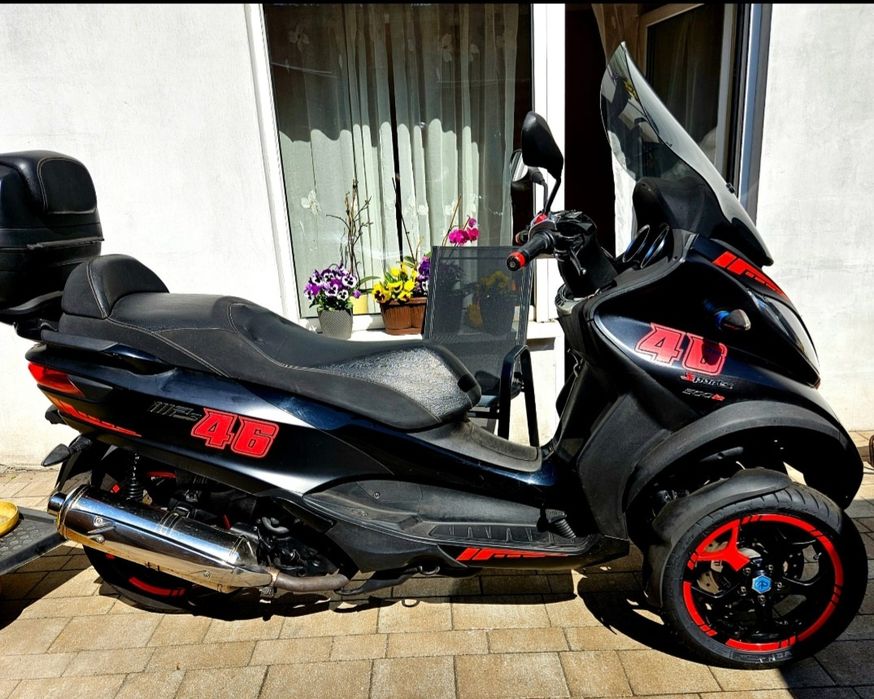 Piaggio MP-3 mp3 500 ie sport ABS ASR,  na prawo jazdy kat B  +kufer+ kask Nowy
