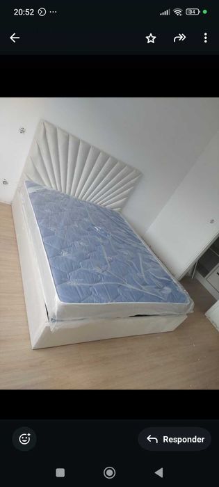 Pack cama , incluso estrado e colchão oferta