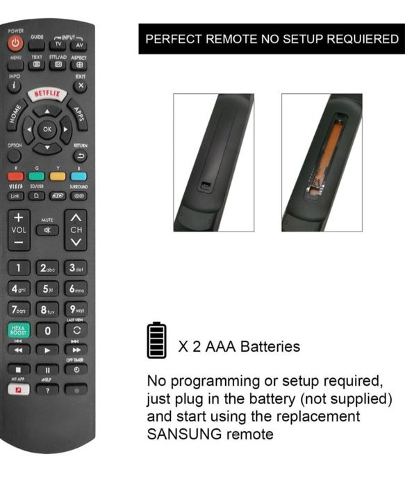 Zastępczy Pilot do TV Panasonic