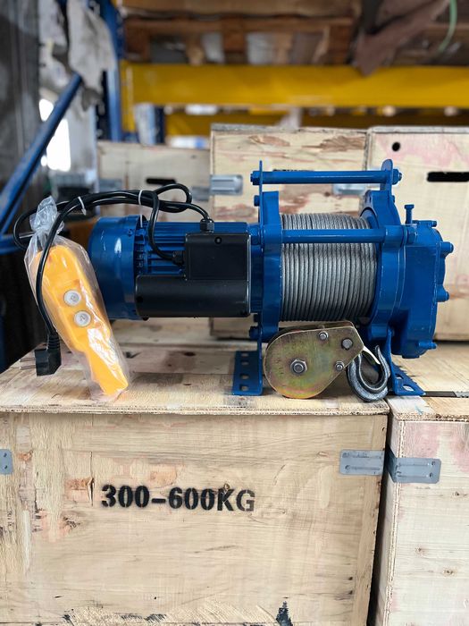ЕЛЕКТРОЛЕБІДКА 300/600/1000кг 220В | РОЗПРОДАЖ  Лебідка електрична KCD