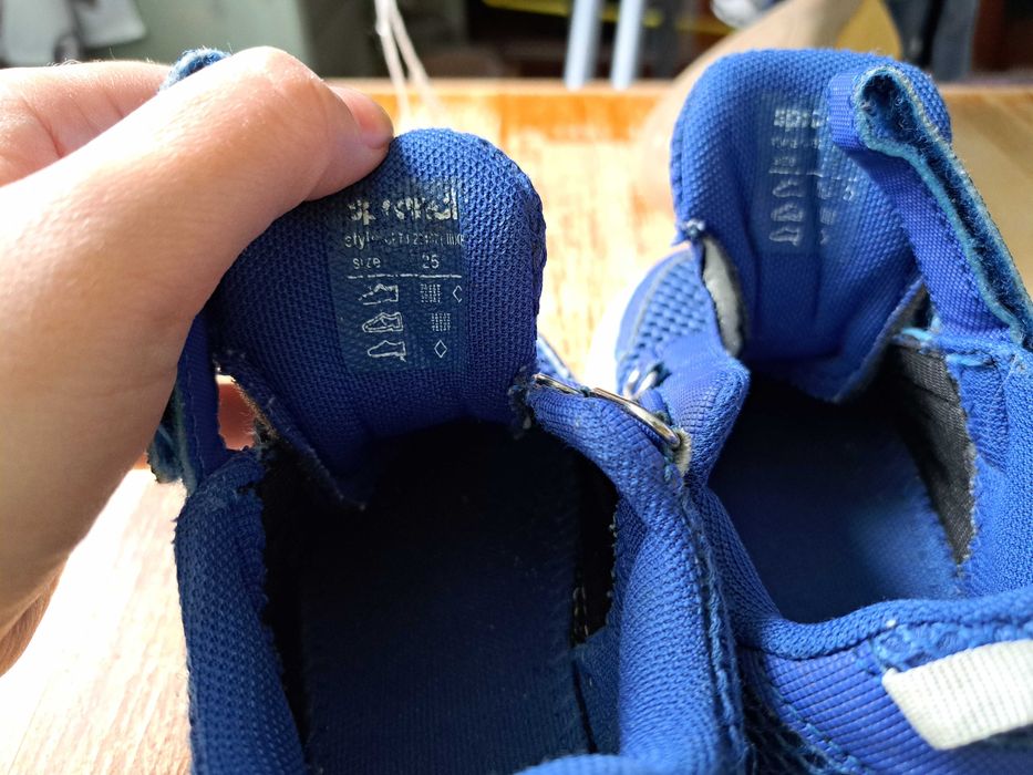 Sneakersy Sprandi niebieskie