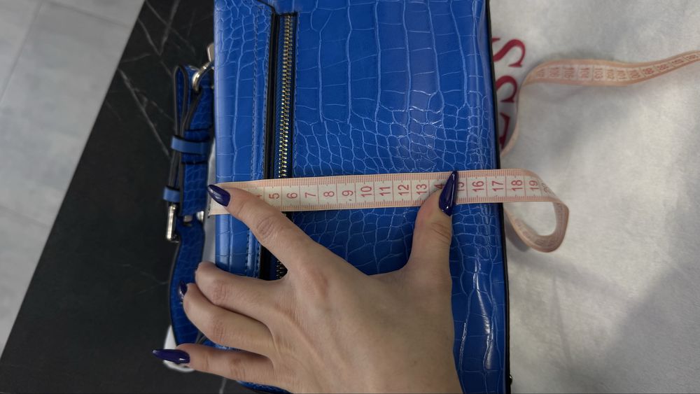 Новая сумка Guess синяя