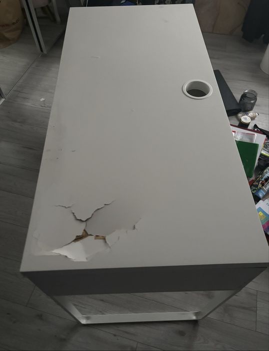 Biurko micke ikea,  blat do wymiany