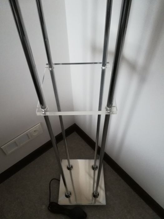 Lampa podłogowa i sufitowa- KOMPLET, Led, kryształy Glamour