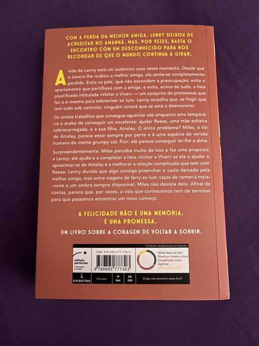 Livro “Promete-me um Amanhã” de Cara Bastone