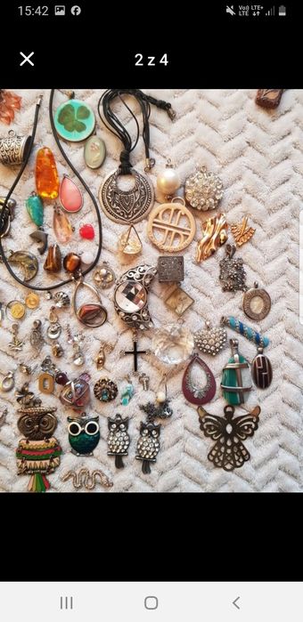 Biżuteria broszki zawieszki kolekcja różne