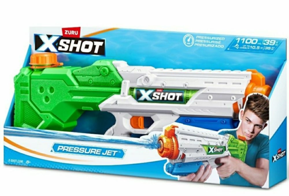 2szt X-shot Water Warfare Pressure Jet Water Blaster, 10.5m