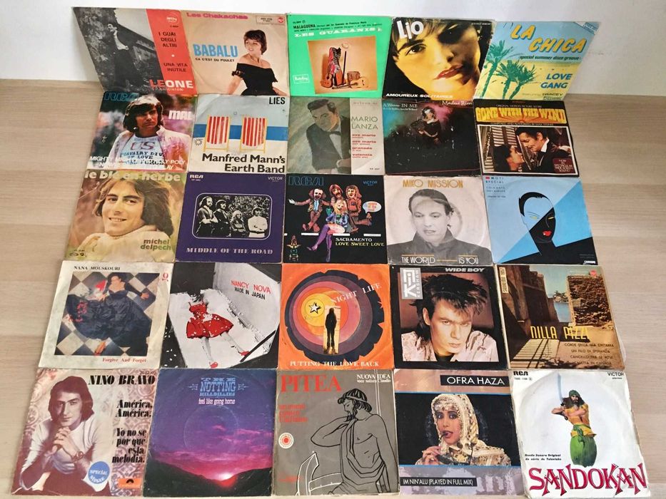 Discos de vinil singles - 1€ cada