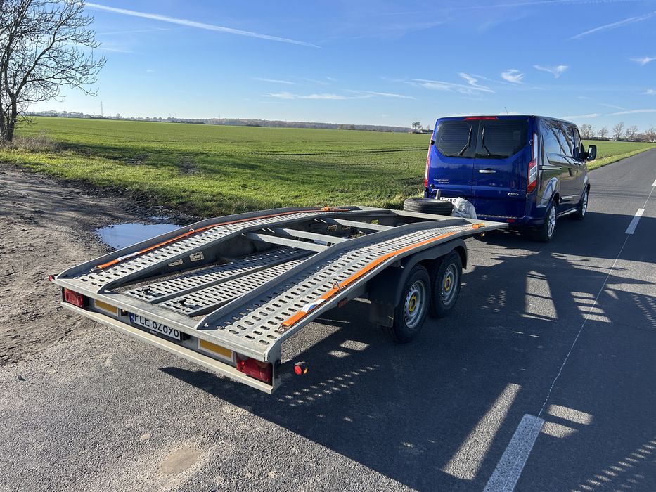 Przyczepa laweta glowacz 2023 r dmc 2000kg nowe opony+ pasy